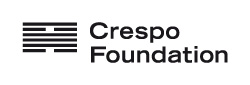 05 CrespoFoundation Logo horizontal schwarz CMYK